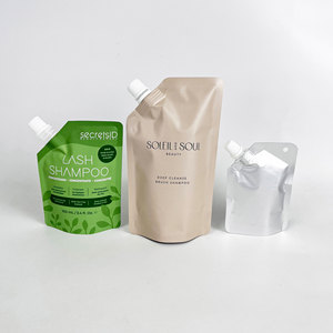 Gel Pouch Spout-pouch Cosmetic Spout <b>Packaging</b> <b>Bag</b> Soft Touch Soap Refill <b>Bag</b> Pouches for Shampoo - Product Image 6
