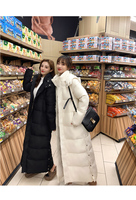 Manteau long matelassé pour femme 2026 avec capuche en fausse fourrure, grande taille, veste d'hiver rembourrée en coton, parka épaisse et chaude, prix d'usine