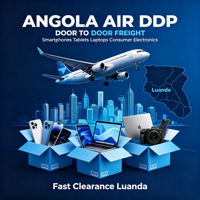 Angola Air DDP Door to Door Freight for Smartphones Tablets Laptops Consumer Electronics Fast Clearance Luanda