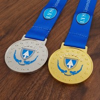 ميدالية سباحة ذهبية مخصصة ثلاثية الأبعاد من سبائك الزنك بتصميم سانديلايد للمسابقات الرياضية والأندية [LuckyCraft/2026]