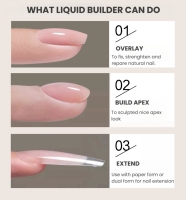 MyBeautyNails Gel BIAB Professionnel d'Extension d'Ongles en Bouteille Sous Marque Privée, Qualité Salon, Végétalien et Non Testé sur les Animaux