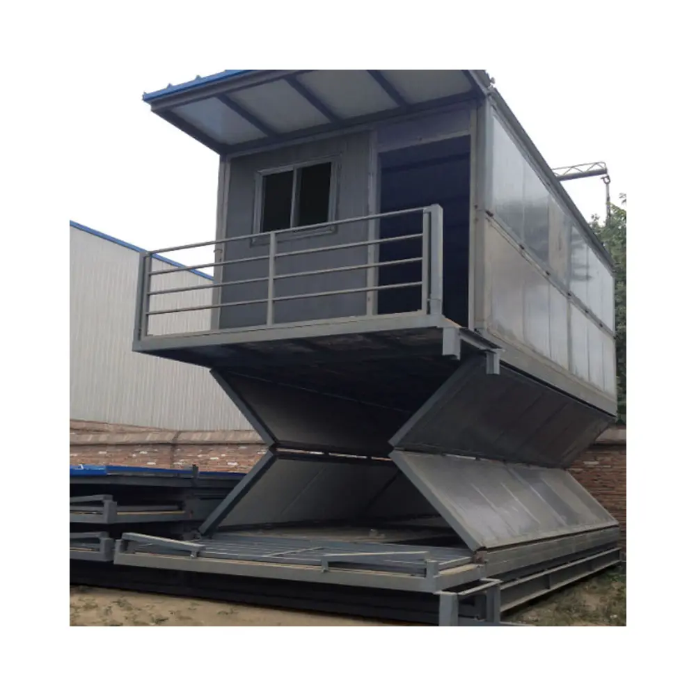 Mở Rộng Chế Tạo Nhà Container Gấp Cách Nhiệt Năng Lượng Mặt Trời Prefab Container Nhà Tiền Chế Sang Trọng