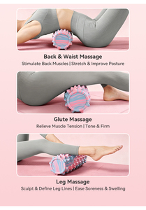 Ensemble <span class=keywords><strong>de</strong></span> rouleaux <span class=keywords><strong>de</strong></span> <span class=keywords><strong>yoga</strong></span> en mousse EVA à picots - Outil d'exercice durable, haute densité, écologique pour le <span class=keywords><strong>yoga</strong></span> <span class=keywords><strong>et</strong></span> le Pilates, pour la <span class=keywords><strong>relaxation</strong></span> musculaire <span class=keywords><strong>et</strong></span> le massage - Product Image 6