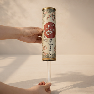 Tubo de Papel Redondo Personalizado para Sushi, Cilindro para <span class=keywords><strong>Burritos</strong></span>, Envase Rígido de Grado Alimenticio para Sushi, Tubo de Lujo para Empacar Alimentos - Product Image 3