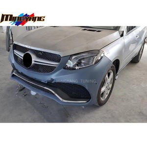 ML W164 05-12 Mise à niveau vers GLE W166 16-19 AMG <span class=keywords><strong>63</strong></span> Facelift Bodykit Pare-chocs de voiture pour Mercedes Benz ML W164 Body Kit - Product Image 3