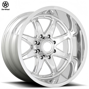 Jantes forgées profondes DW 24 et 26 pouces, jantes en alliage poli, jantes en aluminium pour camion Toyota Tundra Chevrolet Silverado 2500HD 3500HD - Product Image 1