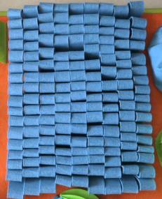 Tappetino per allenamento in feltro personalizzato modello di cane trovato - Product Image 3