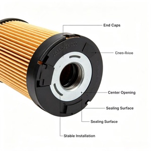 Nuevo Filtro de Aceite de Cartucho al por Mayor de Fábrica para <span class=keywords><strong>Tucson</strong></span>, Venue, Kona, <span class=keywords><strong>Sportage</strong></span>, K5 OEM 263502M000 1.6L Turbo 1 - Product Image 4