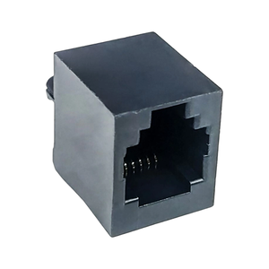 Cổng duy nhất tất cả-nhựa 1x1 Mạng Cáp Ổ cắm không thắp sáng 6P6C PBT RJ45 kết nối RJ11 Jack loại - Product Image 1