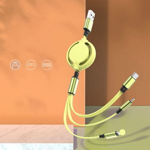 Câble de charge de téléphone portable Yy334 3-en-1 Micro USB Type-C personnalisé avec logo - Product Image 5