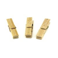 Pinces à linge en bois de haute qualité à bas prix pour la cuisine et la maison, 9 cm
