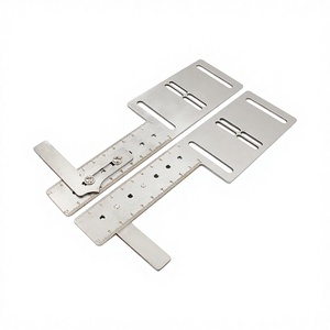 Outil de positionnement rapide pour serrures à boutonnière en acier inoxydable, règle de porte réglable, outil auxiliaire 781/1790 - Product Image 1