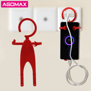 Colgador de silicona para teléfono móvil, diseño OEM, colgante flexible, soporte para teléfono con forma humana - Product Image 3