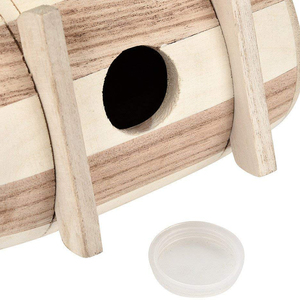 Cnlf salvadanaio in legno salvadanaio salvadanaio risparmio barile di vino - Product Image 4