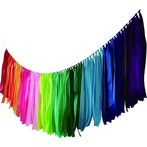 2024 produk baru kualitas tinggi warna cerah cetakan Digital pita pelangi bendera spanduk ForPride tema pesta dekorasi pesta pesta ulang tahun
