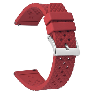 LAIHE, correa de reloj deportivo de liberación rápida de alta calidad, 20/22/<span class=keywords><strong>24mm</strong></span>, correa de reloj de goma de silicona vulcanizada FKM suave y duradera - Product Image 1