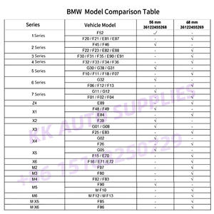 Juego de 4 Tapas Centrales de Rueda Flotantes de 56 mm / 68 mm para BMW, Tapas Centrales de Rueda 36 12 2 455 268 / 36 12 2 455 269 Azul Blanco Negro Blanco - Product Image 5