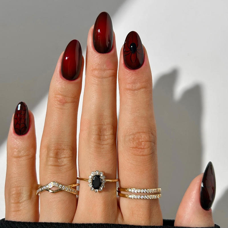 BZ1628 dark red cat eye