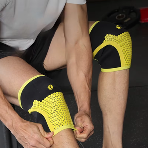 <span class=keywords><strong>Genouillère</strong></span> en néoprène antidérapante en nid d'abeille de 7 mm pour la musculation et le cross-training - Product Image 1
