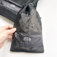 Sac à cordon en toile de jute avec logo imprimé personnalisé, respirant, recyclable, doux, pour le rangement des chaussures à talons hauts, pochette de voyage portable pour chaussures