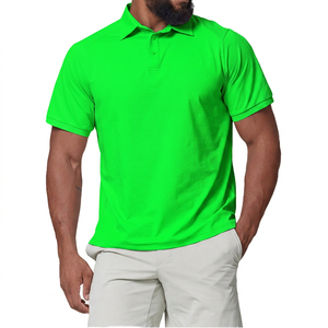 Camisa de Manga Corta Azul Rey para Hombre, Estampada, Color Sólido, Casual, con Botones al Frente, Corte Regular, Tejido Piqué de Poliéster Transpirable - Product Image 3
