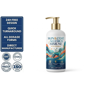 Aceite para la Piel con Vitamina E para Protección Antioxidante en Perros de Todas las Edades GMP ISO COA - Product Image 1