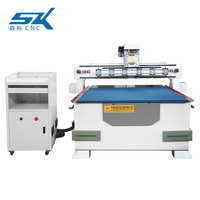 Machine de découpe automatique de verre CNC SKQ-1313 1325, machine de découpe de verre miroir CNC non trempé
