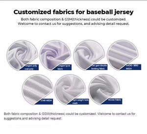 Uniforme de Béisbol Personalizado de Fábrica, Camiseta de Malla Transpirable con Botones y Bordado, Talla Grande, Secado Rápido, Absorbe la Humedad - Product Image 5