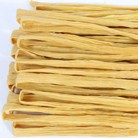 500g de bandes de tofu artisanal premium, préservées à l'eau, fabriquées à partir de soja jaune sélectionné, en sachet