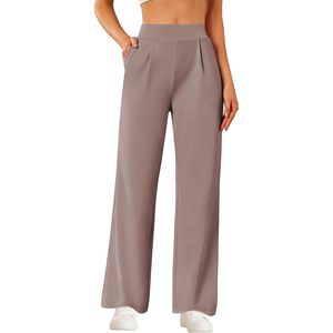 Pantalon de travail pour femme FOXA, coupe large, taille haute, extensible, avec poches latérales - Product Image 2