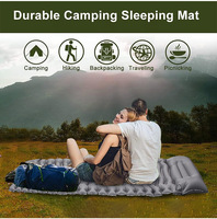 Matelas gonflable léger en TPU avec pompe à pied pour le camping en plein air