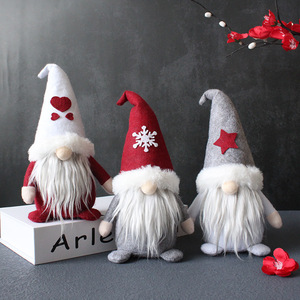In 2025 the Best-selling Creative Hooded Faceless Doll Festival Santa Claus Plush Doll Decorative Item - Product Image 4