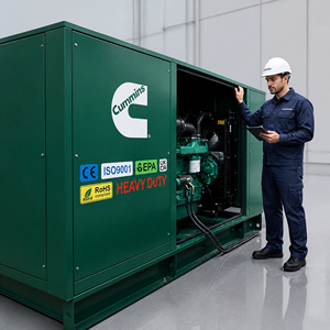 Groupe électrogène diesel 30 kW 37,5 kVA 50/60 Hz Triphasé 220 V/380 V/480 V Démarrage automatique Super silencieux ATS Mobile Châssis ouvert Intelligent - Product Image 3