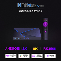 Dispositivo de Tv inteligente H96 Max V56, decodificador con Android 12, 2G, 16G, 4G, 32G, 8G, 64G, Internet, Tv, 4k, vídeo