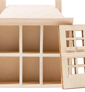 Kits de maisons de poupées en bois massif (non fini / brut) - Product Image 4