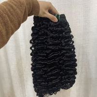 Vente en gros de mèches de cheveux bouclés Pixie très demandées, double épaisseur, cheveux vietnamiens avec closure, extensions de cheveux de 10 à 24 pouces