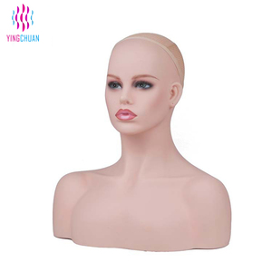 고무 합성 머리 여성 마네킹 머리 마네킹 가발 디스플레이 마네킹 판매 - Product Image 5
