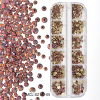 3D DIY Brillant Nail Art Cristal Strass Kit Cristal Nail Bijoux Accessoires Nail Art