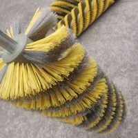 Brosse à rouleaux électrique industrielle en nylon pour le nettoyage du ciment, des mines de charbon, des usines de sable, brosse industrielle