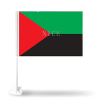 Drapeau de toit de voiture Martinique personnalisé en gros, kit de drapeau national en polyester pour la décoration extérieure de voiture, prend en charge la fourniture en gros de motifs personnalisés
