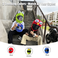 Housse de casque en fausse fourrure de lapin amusante OEM/ODM, design monstre mignon, 3 couleurs vives personnalisées, extensible et coupe-vent pour moto