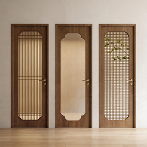 Porta Interna in Legno Composito Contemporaneo con Finitura Liscia per Casa, Villa, Hotel, Appartamento, Camera da Letto, Ingresso - Product Image 3