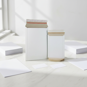 Sobre <span class=keywords><strong>de</strong></span> Cartón Rígido Blanco Autosellable, Resistente a Aplastamientos, para Protección Segura <span class=keywords><strong>de</strong></span> Fotos en Envíos - Product Image 1