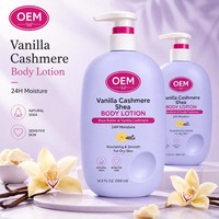 Lotion corporelle hydratante et adoucissante au beurre de karité et à la vitamine C, parfum vanille, avec logo personnalisé, soin naturel premium en gros