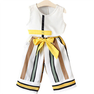 Nouveau produit : Ensemble pantalon harem princesse pour enfants, best-seller fabriqué en Chine avec liste de prix fournisseur - Product Image 1