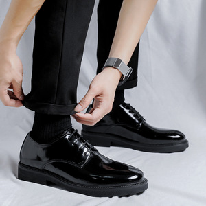 2026 Genuine Leather Men's <b>Shoes</b> All-Season Hidden <b>Height</b> <b>Increasing</b> Fashion Formal & Casual Leather <b>Shoes</b> - Product Image 2