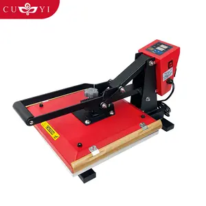 Cuyi Heat Press Machines 38*38 Cm 15*15 Inch Handmatige Sublimatie Drukmachine Voor Custom Logo In T-Shirt