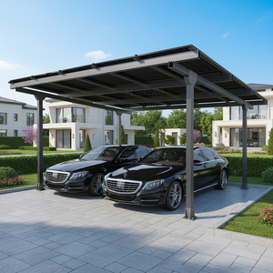 Carport solaire en aluminium de conception professionnelle, carport solaire imperméable, carport métallique pour <span class=keywords><strong>parking</strong></span> résidentiel - Product Image 1