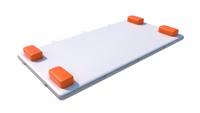 Lilytoys – station d'accueil flottante gonflable, coussins gonflables, plate-forme de point de chute