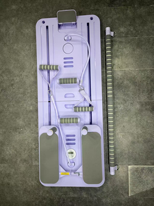 Tavola Pieghevole Portatile per Pilates con Sistema di Scorrimento per Allenamento Core a <span class=keywords><strong>Casa</strong></span> - Product Image 6